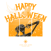 Halloween Greeting T-shirt Image Preview