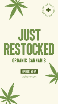 Cannabis on Stock Instagram Reel