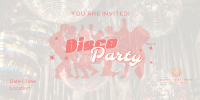 Disco Fever Party Twitter Post