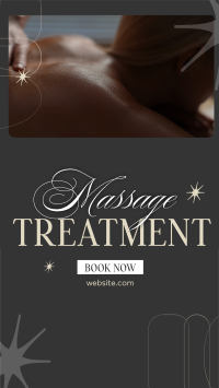 Hot Massage Treatment Instagram Story