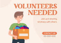 Volunteer Postcard example 2