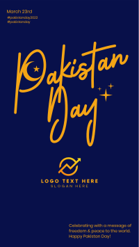 Pakistan Day Moon Facebook Story