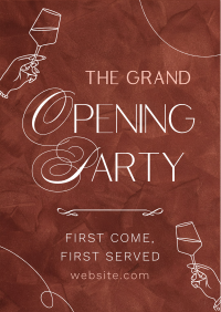 Luxurious Grand Opening Flyer