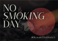 Modern No Smoking Day Postcard