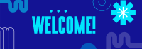 Abstract Welcome Greeting Tumblr Banner