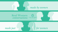 Real Women Topics YouTube Banner