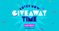 Confetti Enter Giveaway Facebook Ad