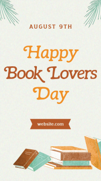 Happy Book Lovers Day Facebook Story