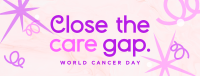 Swirls and Dots World Cancer Day Facebook Cover