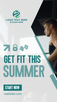 Get Fit This Summer Instagram Story