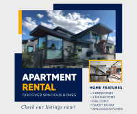 Apartment Rental Real Estate Facebook Post