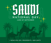 Saudi National Day Facebook Post