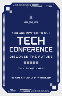 Cyber Tech Business Invitation