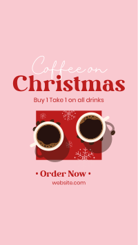 Christmas Coffee Sale Facebook Story