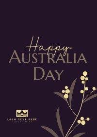 Golden Wattle  for Aussie Day Poster