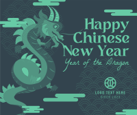 Chinese New Year Dragon  Facebook Post