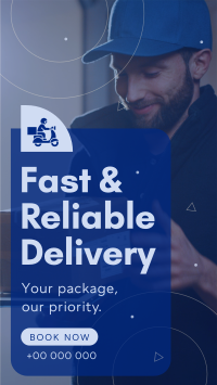 Reliable Courier Delivery Instagram Story