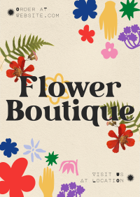 Quirky Florist Service Flyer