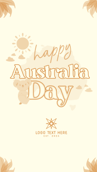 Koala Astralia Celebration TikTok Video Design