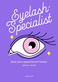 Eyelash Specialist Poster