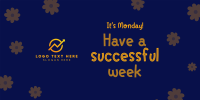 Success Starts on Mondays Twitter Post