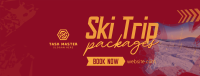 Winter Ski Facebook Cover Image Preview