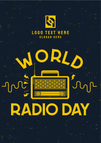 Simple Radio Day Poster