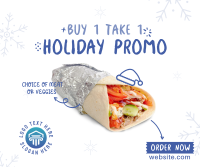 Shawarma Holiday Promo Facebook Post