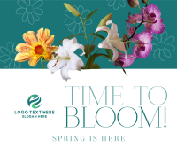 Bloom Spring Greeting Facebook Post