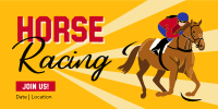 Vintage Horse Racing Twitter Post