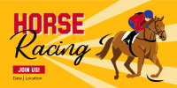 Vintage Horse Racing Twitter Post Image Preview