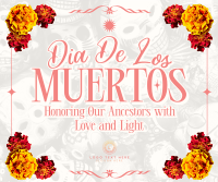 Traditional Dia De Muertos Facebook Post Image Preview