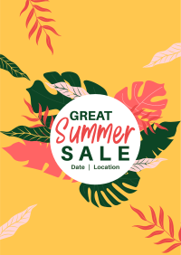 Great Summer Sale Flyer