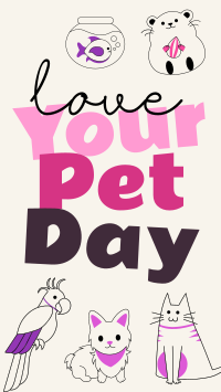 Love Your Pet Day Instagram Story