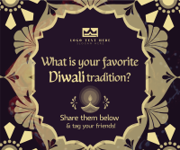 Diwali Customer Engagement Facebook Post