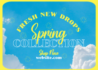 Sky Spring Collection Postcard Design