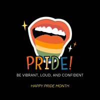 Say Pride Celebration Instagram Post