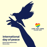 Day Of  Peace Hand Instagram Post