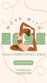 Simple Yoga Class  Instagram Reel Image Preview