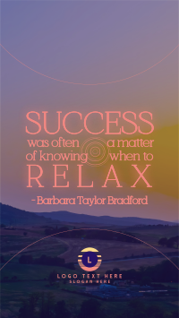 Relax Motivation Quote Instagram Reel Image Preview