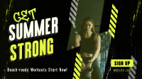 Summer Fitness Workout Animation