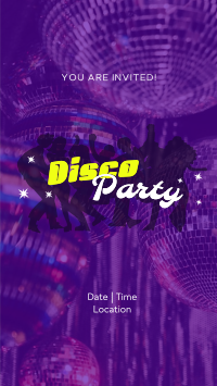 Disco Fever Party Instagram Story
