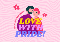 Love with Pride Postcard