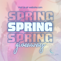 Exclusive Spring Giveaway Linkedin Post