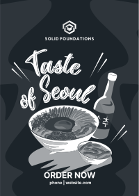 Taste of Seoul Food Poster
