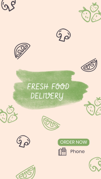 Fresh Vegan Food Delivery Instagram Story