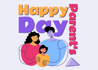 Parents Appreciation Day Postcard