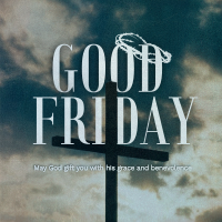 Crucifix Good Friday Linkedin Post Design