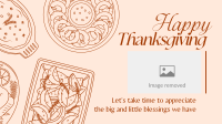 Thanksgiving Day Facebook Event Cover Design