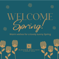 Welcome Spring Greeting Instagram Post Image Preview